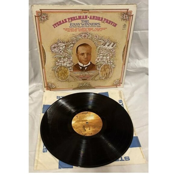 Itzhak Perlman André Previn The Easy Winners (Vinyl, 1975) Angel Records S-37113 - Picture 2 of 10